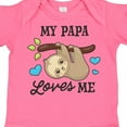 thumbnail image 4 of Inktastic My Papa Loves Me with Sloth and Hearts Boys or Girls Baby Bodysuit, 4 of 5
