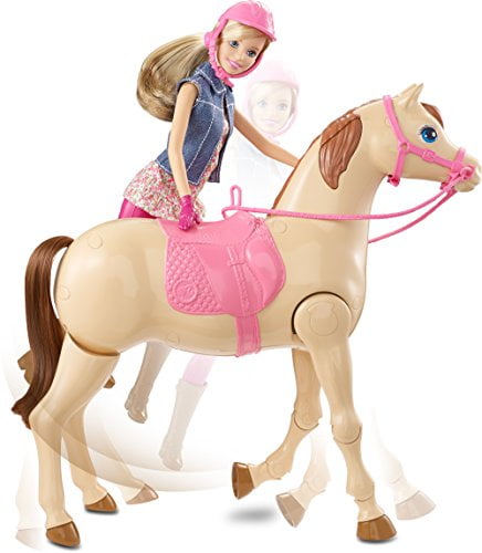 barbie saddle and ride horse walmart