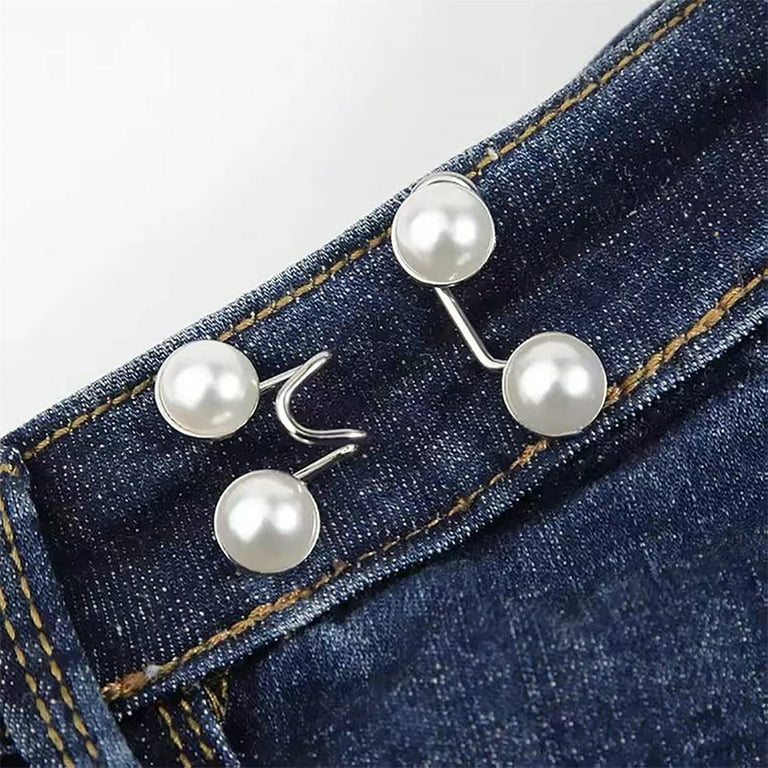 1pc Waistband Skinny Jean Buttons For Loose Jeans Clips Removable Durable  Skinny Holding Pins