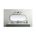 thumbnail image 4 of Elegant Decor Metal Frame Oval Mirror 24x60 Inch in Black, 4 of 10