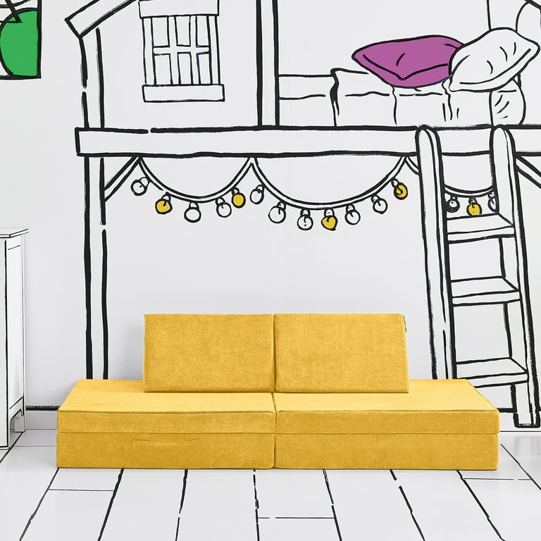 VEVOR Divano Modulare per Bambini 4 Pezzi, Divano Componibile per Bambini con Fodera Rimovibile, Sedia Schiuma Fai da Te, Mobili Creativi per Sala Giochi per Bambini Piccoli che Leggono, Grigio Scuro