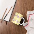 thumbnail image 4 of Yiaed Yellow Lemon Slices Print Ceramics Coffee,Large Handle Design,Extra Large Tea and Coffee Cup for Office and Home Mugs, 4 of 6