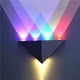 thumbnail image 5 of Yuarrent Lámpara de pared LED con forma de triángulo de 5 LED Luz de noche de pared para el hogar para escaparate de la sala de estar Iluminación y accesorios No.1 Yuarrent HA024519-01, 5 of 5