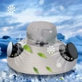 thumbnail image 5 of Tyidzon Solar Fan Hat Usb Charging Solar Fan Hats for Men, Fisherman Hat with Solar Fans Built In, Men's Summer Cooling Hat, 5 of 6