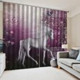thumbnail image 3 of Conjunto De 2 Paneles Teen Animal Decor Window Blackout Cortina Sunnimix  Cortina de poliéster, 3 of 8