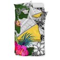 thumbnail image 4 of Tokelau Custom Personalised Bedding Set White - Turle Plumeria Banana Leaf, 4 of 6