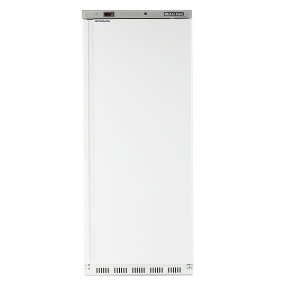 Maxx Cold Single Door Economy Reach-In Refrigerator, 30.6"W, 23 cu. ft. Storage Capacity, in White (MXX-23RHC)
