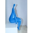 thumbnail image 5 of Nifao Modern Abstract Art Resin Statue Sitting On Edge Female Figure – Resin Statue, Home Decor, 8"L x 6"W x 15"H, 5 of 9