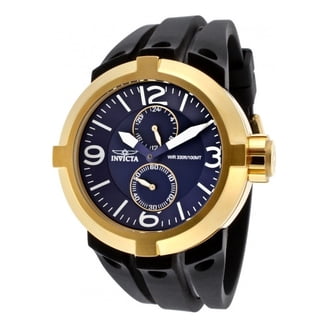 ？ Invicta Pro Diver Silicone Strap Black Dial Quartz 46132 Men's