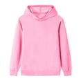 thumbnail image 3 of Oversized Hoodies For Teen Girls Boys Soft Long Sleeve Pullover Hooded Kids Casual Loose Solid Sweatshirts With Pockets, 130, 3 of 5