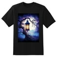 thumbnail image 2 of Plus Size Shirt for Women Black Tops for Women Short Sleeves Shirt for Women Magic Tree 2 T Shirt Crewneck Shirt for Women XS, 2 of 5