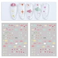 thumbnail image 3 of Kripyery 1 Sheet Nail Sticker Removable Easy to Stick DIY Nail Art Decoration Self-adhesive Cloud Star Pattern Nail Art Decal Salon Accessories, 3 of 7