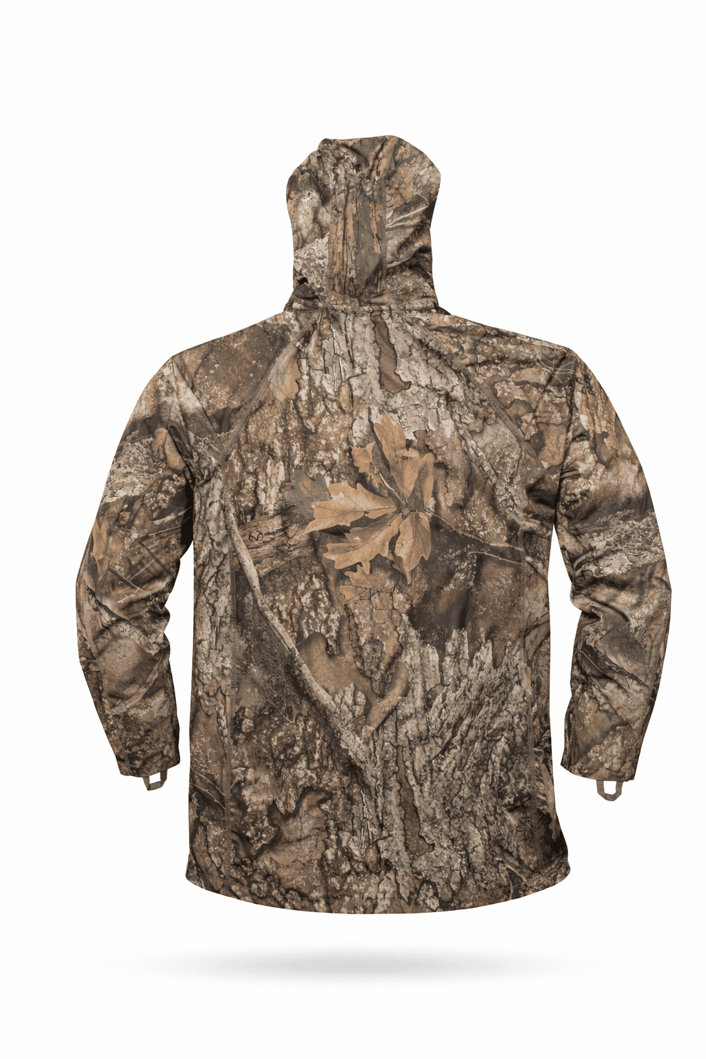 Realtree Men's Camo 1/2-Zip Hunting Pullover with Hood & Face Mask
