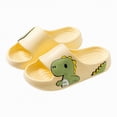 thumbnail image 7 of kpoplk Big Kids Cloud slides,Boys Girls Slides Non-slip Summer Beach Pool Shoes Toddler Cartoon Slides Sandals Indoor&Outdoor Garden Slippers Shower Shoes(Yellow,1.5), 7 of 7
