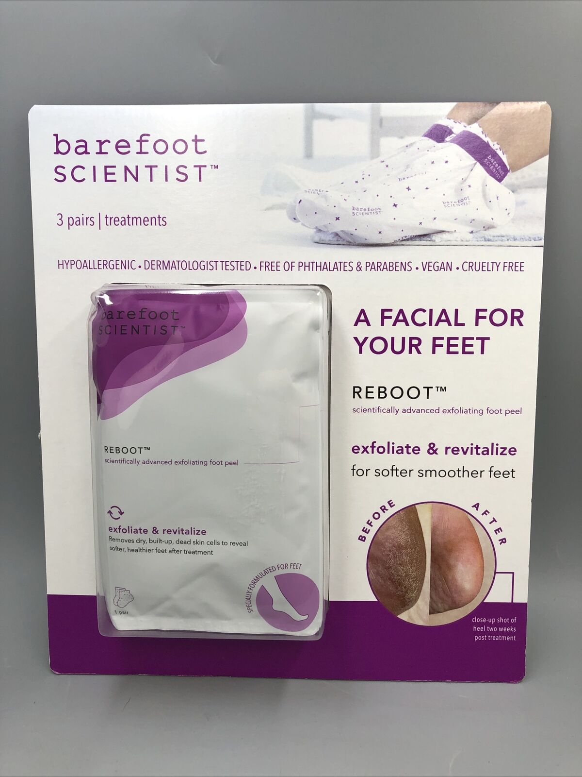 Barefoot Scientist Reboot Revitalizing Foot Peel 3 Pairs / Treatments