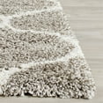 thumbnail image 3 of Safavieh Hudson Shag Collection SGH280B Grey and Ivory Area Rug, 6 feet by 9 feet (6' x 9'), 3 of 3