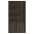 thumbnail image 6 of Evelyn&Zoe Modern/Contemporary 67.5" Tall Alder Brown Bookcase, 6 of 7