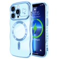 thumbnail image 1 of Funda de teléfono LCHULLE para iPhone 13 Pro Max para mujeres y niñas, azul, 1 of 8