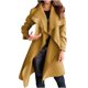 thumbnail image 1 of Abrigo de tela de lana con solapa de otoño e invierno para mujer, gabardina, abrigo largo, prendas de vestir Fridja  nalpqowj5092, 1 of 6