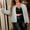 02 * Silver, variant on bnaln Women's Blazers Suit Jackets Long Sleeve Solid Sequin Plus Size Cardigan with Button Fashion Blouses Tops Business Work Fashion Coats