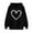 03 Black, variant on Valentines Day Hoodies, Heart Hoodie Women, Long Sleeve Hoodie Sweatshirt Women's Print Winter Hoodie Pullover Tops Long Sleeved Comfortable Sweatshirts
