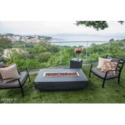 Elementi Hampton 56 Fire Table - Dark Gray, Natural Gas