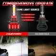 thumbnail image 6 of For Acura TSX 2009 2010 2011-2014 HID LED Headlight Hi-Lo Beam + Fog Light Bulbs Kit 6000K White 6x, 6 of 18