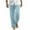 Light Blue, variant on Admvng Pants for Men Leisure Plus Size Solid Color Straight Fit Loose Comfortable Beach Trousers with Pockets S-4XL