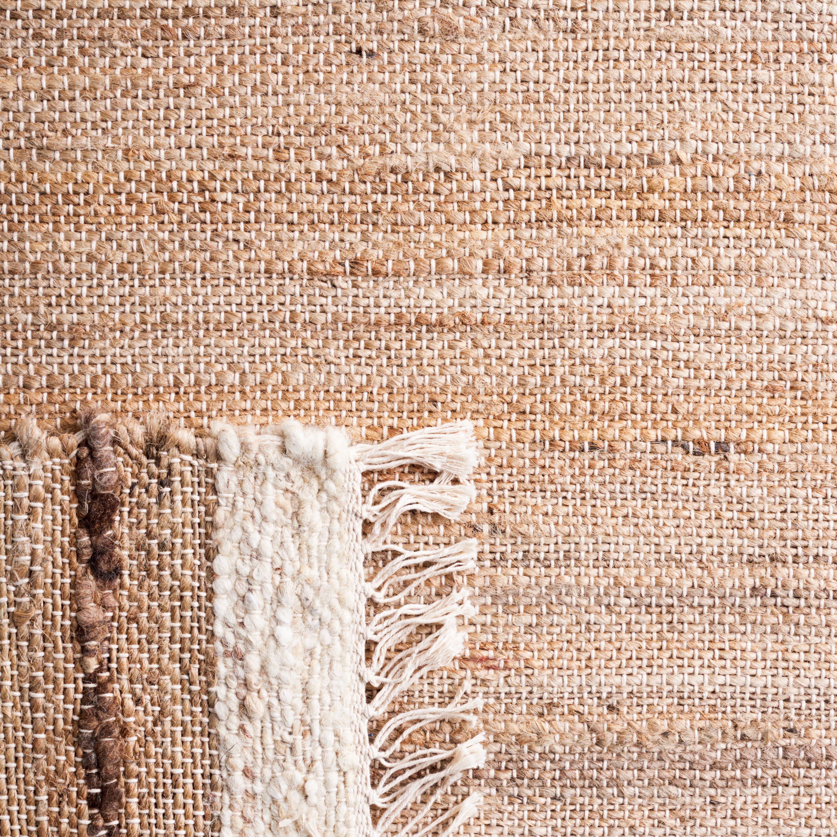 SAFAVIEH Natura Isabel Striped Area Rug, Natural/Brown, 5' x 8'