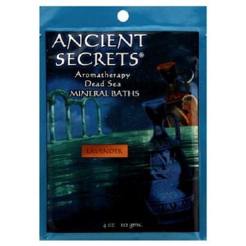 Ancient Secrets Aromatherapy Dead Sea Mineral Bath Salts, Lavender, 4 Oz