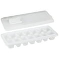 thumbnail image 2 of Mainstays Plastic Ice Cube Tray with 14 Ice Cube Molds and Removable Lid, White, 2 of 2