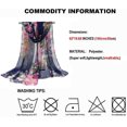 thumbnail image 2 of GFDYREE Scarfs for Women Lightweight Fashion Scarves Print Floral Pattern Scarf Shawl Wraps, 2 of 6