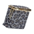 thumbnail image 4 of Genuine Leather Leopard Print Coin Purse Storage Organiser For Cash Keys Cards Travel Accessories Holder, 4 of 8
