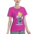 thumbnail image 2 of T-Shirt Basique à Manches Courtes pour Femmes Super Saiyan, 2 of 6