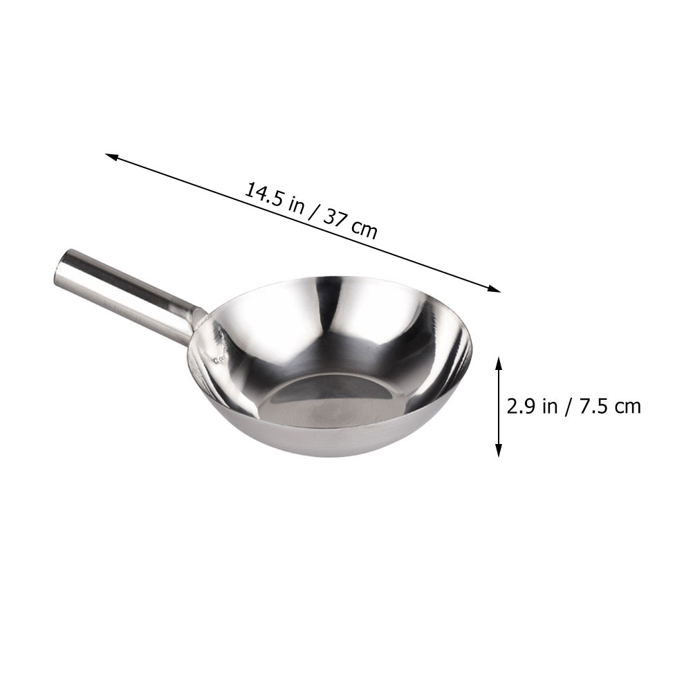 Worgeous Stainless Steel Water Spoon 1 Piece Ergonomic Design for Home, Garden, Kitchen, and Restaurant Use