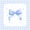White Blue 03, variant on Manfei Pink Bows Checkered Print Twin Quilt Set for Girls, Cute Ribbon Bows Twin Coverlet Set