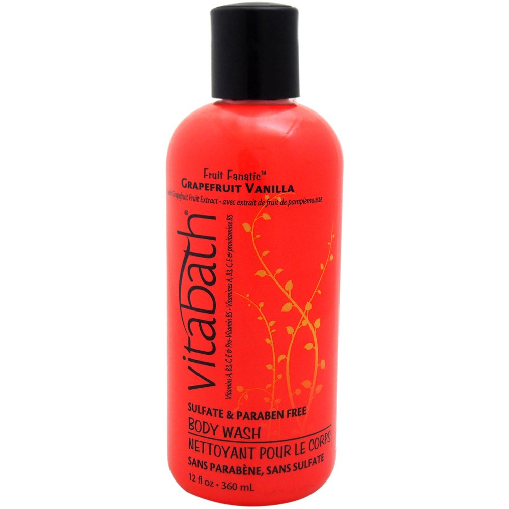 Vitabath for Unisex Grapefruit Vanilla Body Wash, 12 oz