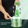 thumbnail image 4 of HOARBOEG Hand Chopper Manual Food Chopper Hand Chopper Chop Fruit Vegetables Herbs, 4 of 6