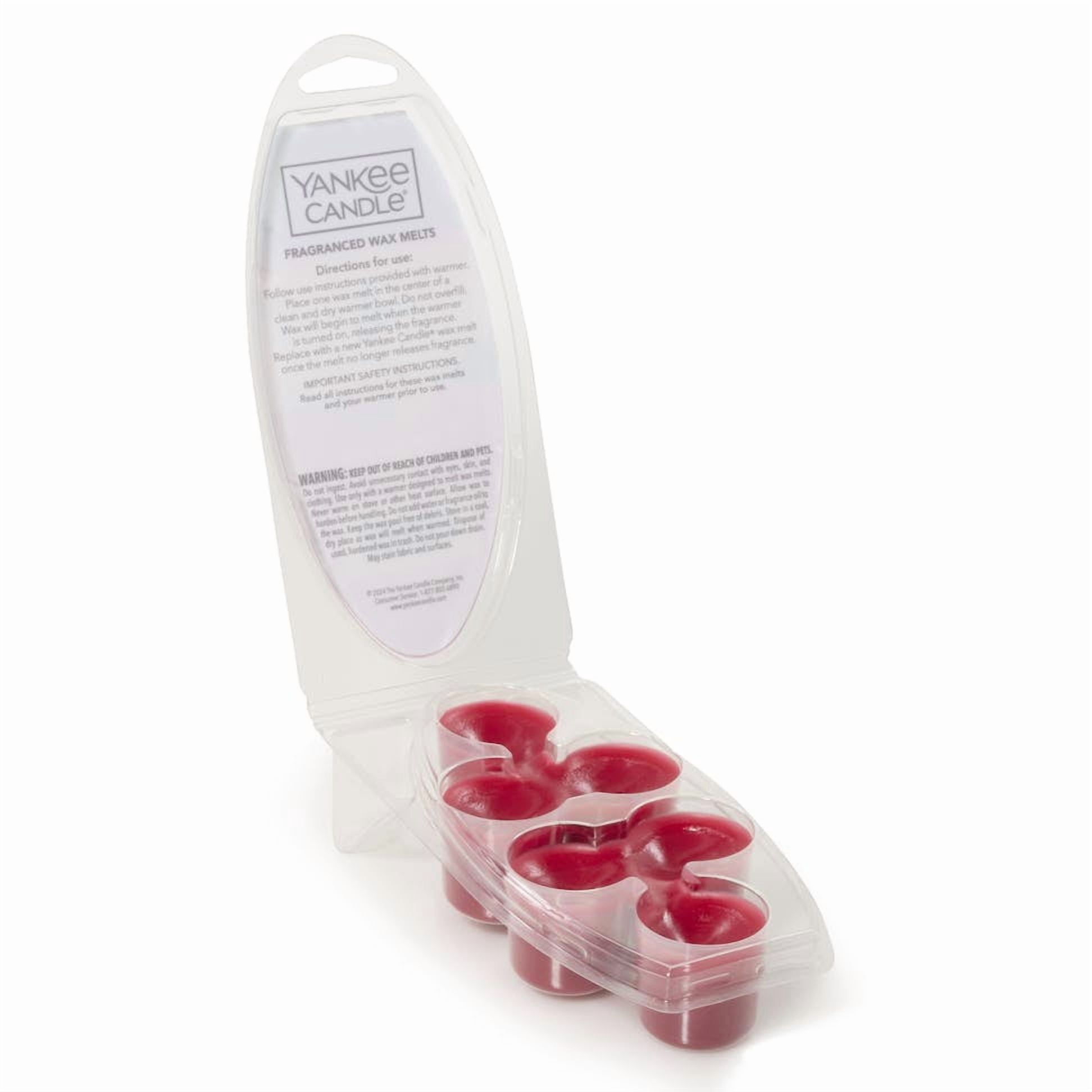 Yankee Candle Santa on Skis Fragranced Wax Melts, 6 Wax Spheres per Package, Pack of 6 (36 Cubes Total)