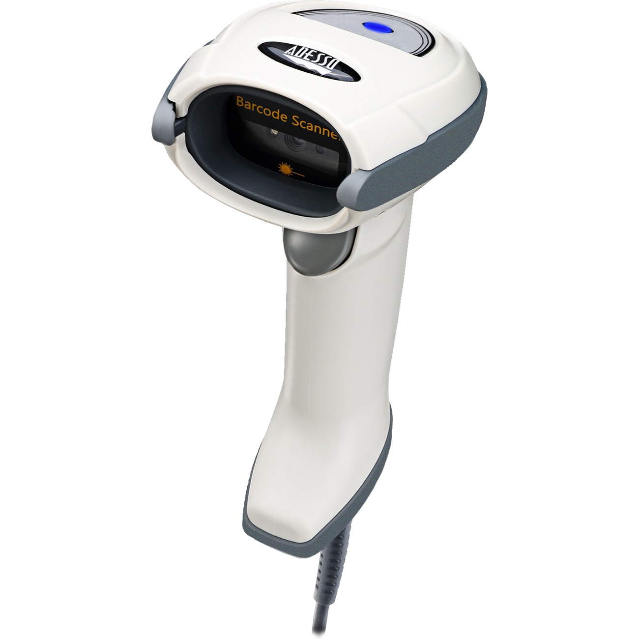 Adesso NuScan 7600TU-W 2D Antimicrobial Handheld Barcode Scanner - White - image 2 of 5