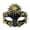 A001- Gold, variant on Masquerade Mask Black and Gold Sun God Venetian Style for Men Single Piece for Prom Gala Themed Party Events