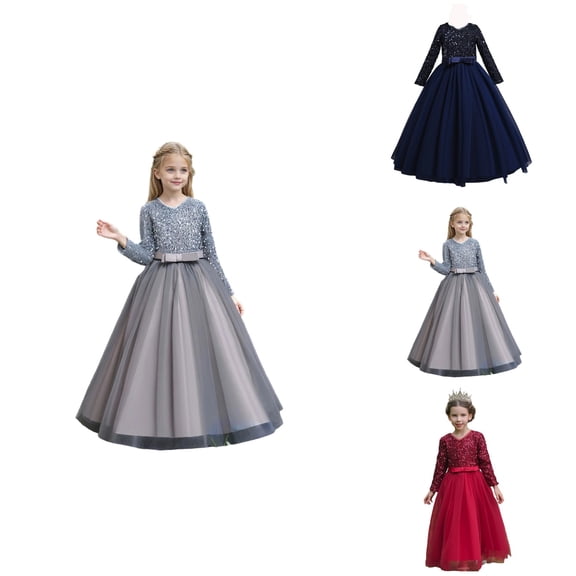 And Shine Long Formal Dress for Girls, Elegant Ball Gown with Sequin Detailing, Off-Shoulder Pageant Dress for Teens, for Parties and Proms 2025
