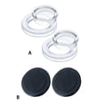 thumbnail image 2 of Cateissary Juego de 2 anillos de inserción para orificio de sombrilla de de patio con funda para de jardín Jardín y Patio transparente, 2 of 3
