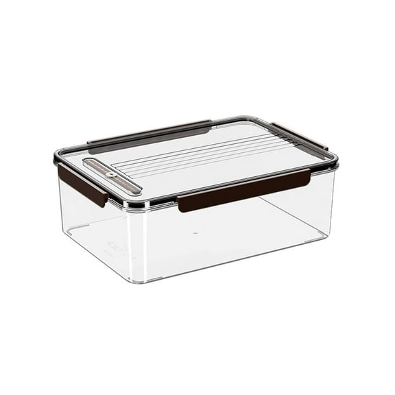 YIKA Tupperware Container Refrigerator Storage Boxes Organizer Sealed Crispered Food Grade Kitchen Special Vegetable Eggs Frozens Storage Kitchen Storage Clear