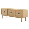 thumbnail image 3 of Modway Milo 1-Shelf Wood TV Stand for TVs up to 65" in Oak and Tan, 3 of 10