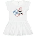 thumbnail image 3 of Inktastic Soccer Ball, Net with American Flag Colors Girls Baby Dress, 3 of 5