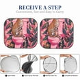 thumbnail image 5 of KLL Cheetah On Toilet Humor Art Windshield Sun Shade 2-Piece Foldable Car Front Window Sunshade for Most Sedans SUV Truck- Medium, 5 of 5