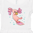 thumbnail image 4 of Inktastic Cute Axolotl Loves Tacos Girls Toddler Dress, 4 of 5