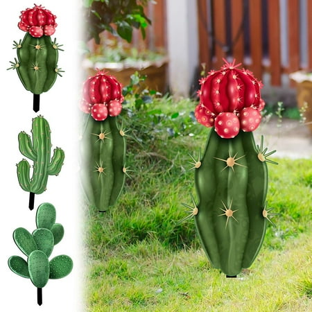 Clearance Items! Cactus Green Plants Courtyard Garden Outdoor Decoration Plugin Todays Clearance Deals Prime!