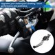 thumbnail image 3 of Palancas de freno y embrague cortas largas para Yamaha TMAX560 2019-2020, palanca de freno ajustable de motocicleta, aleación de aluminio, cabeza negra, mango tono plateado, 3 of 6